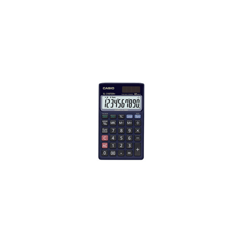 calcolatrice casio sl-310ter+ tascabile [sl-310ter+]