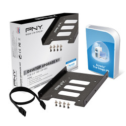 adattatore hard disk/ssd 2,5-3,5 pny upgrade kit [p-72002535-m-kit]