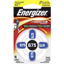 batteria a bottone za 675 zinco-aria energizer hearing aid pr44