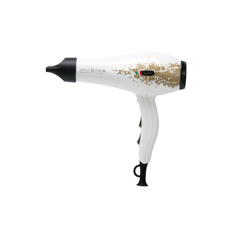 Asciugacapelli diva - bianco - elmot [055135]