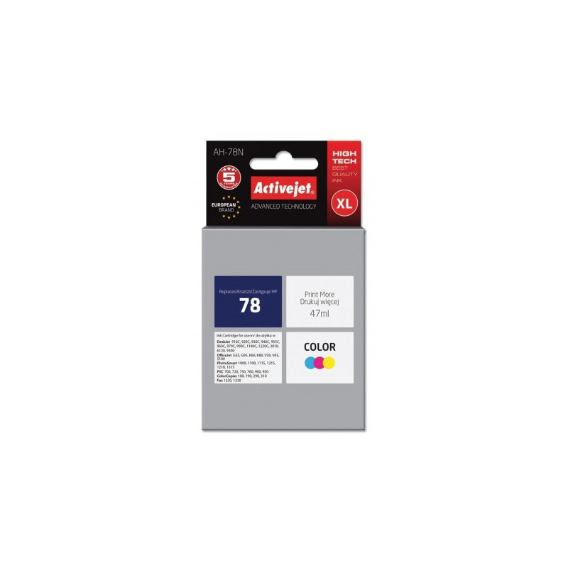 cartuccia d'inchiostro activejet ah-78n (ah-578n) per