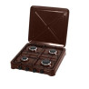 fornello a gas ravanson k-04br marrone [k-04br]
