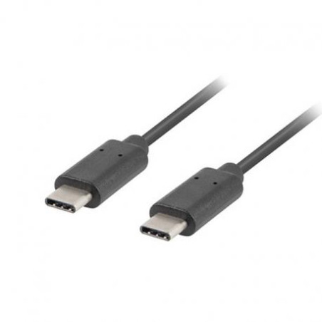 cavo lanberg (usb 2.0 tipo c - usb 2.0 tipo c 1 m colore nero)