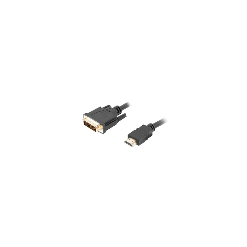 cavo lanberg ca-hddv-10cc-0018-bk (hdmi m - dvi-d