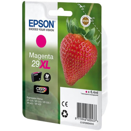 Cartuccia epson 29xl m in blister con allarme per epson xp-235/332/335/432/435