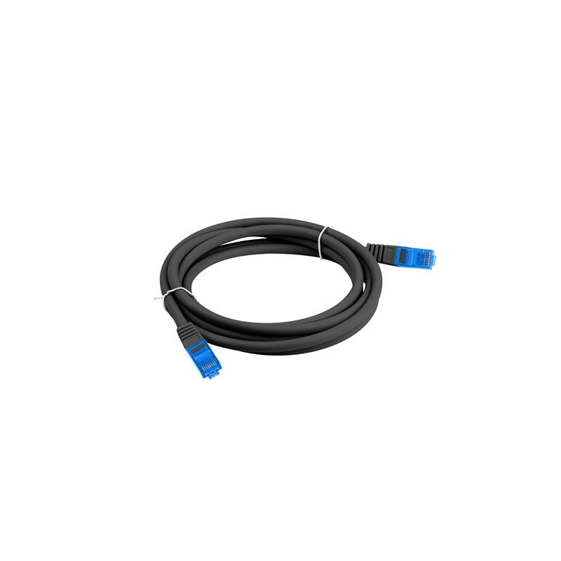 cavo di rete patch lanberg cat.6a s/ftp cca 2.0m nero [aklagksp6000188]