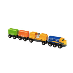 brio - treno merci con tre vagoni [63398200]