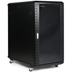 armadio rack per server 36" startech chiuso a ribalta 22u [rk2236bkf]