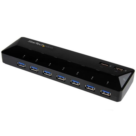 hub usb startech usb 3.0 a 7 porte con porte di ricarica dedicate