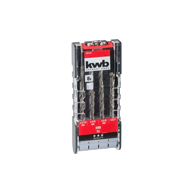set punte kwb per pietra 8pz 109145