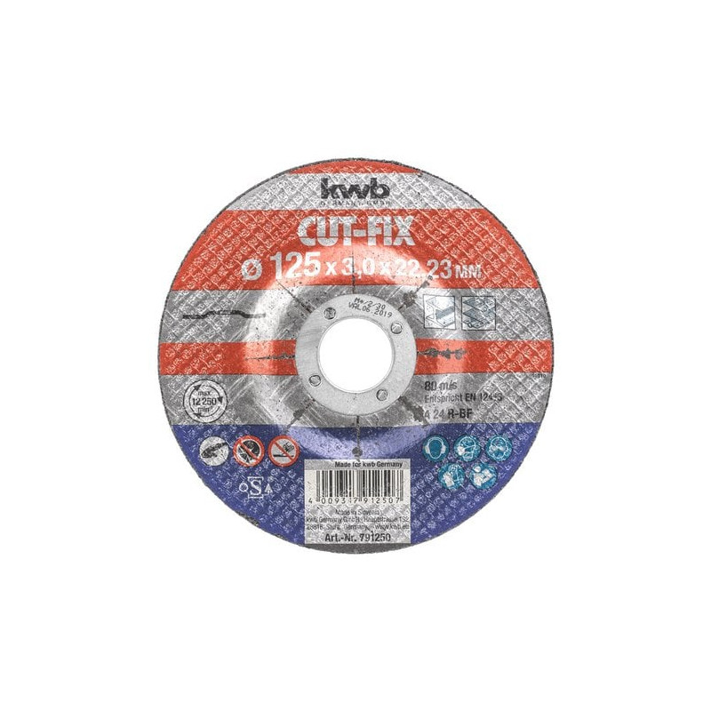 disco da taglio kwb easy-cut per il metallo 125 x 22.23 x 3mm