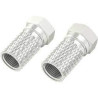 tappo hama connettore antenna sat f-plug 7.0mm 2pz