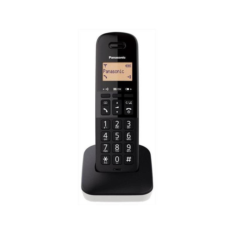 telefono cordless panasonic kx-tgb610jtw nero [kx-tgb610jtw]