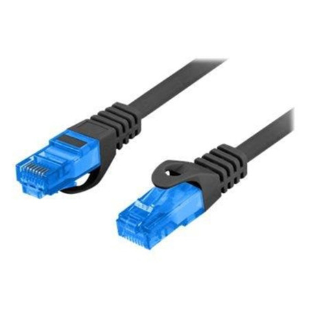 cavo di rete lanberg s/ftp cat 6a 3m rj-45 nero/blu [pcf6a-10cc-0300-bk]