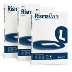 Carta in risma bianca favini 200 fogli a4 140gr rismaluce [a650204]