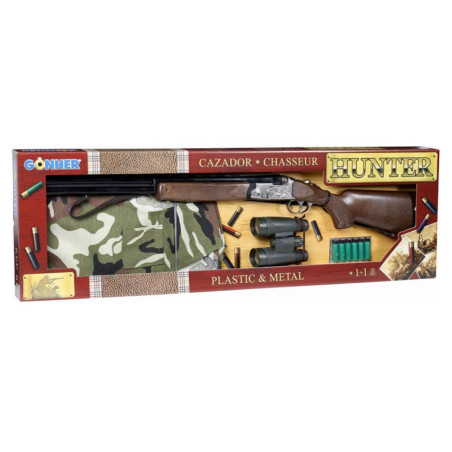 set fucile da caccia pulio gonher giocattolo 4pz [wbpulp0uc061708]