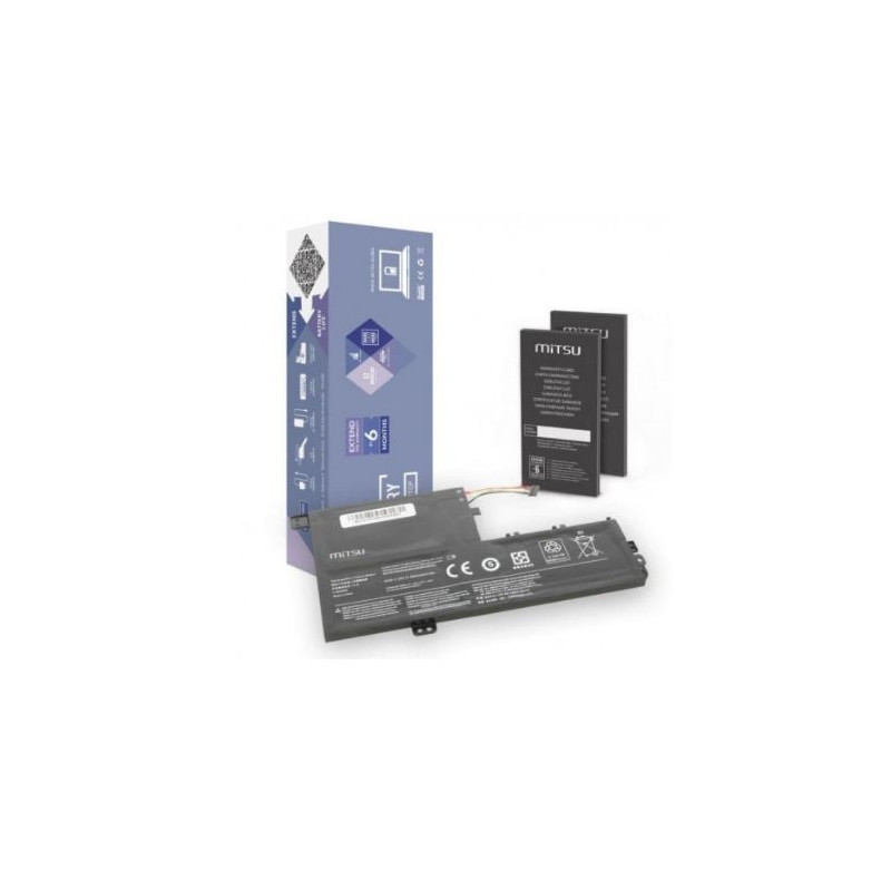 batteria notebook mitsu per lenovo bc/le-1470 3600mah 41wh 11.25v