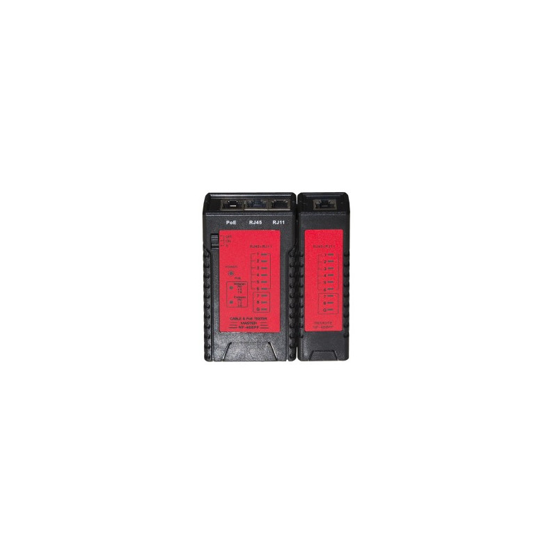 tester di rete per cavi link rj45 e poe