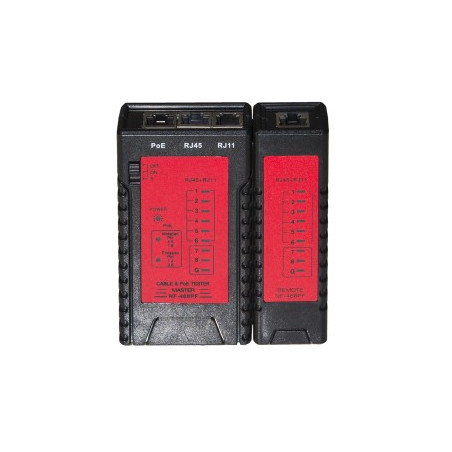 tester di rete per cavi link rj45 e poe