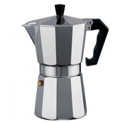 caffettiera borella polo da 9 tazze grigio [21045]