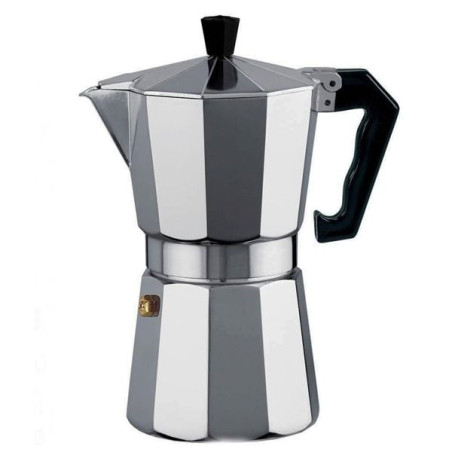 caffettiera borella polo da 9 tazze grigio [21045]