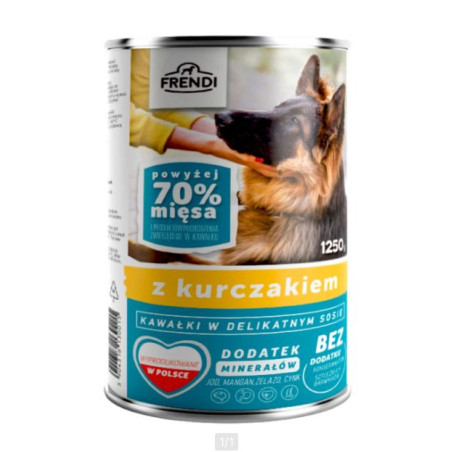 mangime frendi cibo umido per cani: pollo in salsa - 1250g