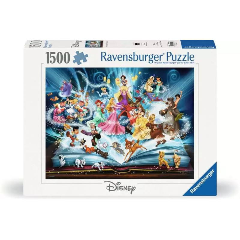 puzzle ravensburger 12000710 il magico libro delle fiabe di disney