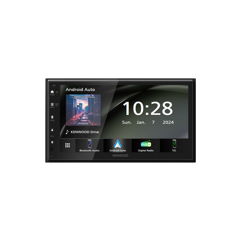 autoradio kenwood 6.2" dab/dab + bluetooth nero [dmx5023dabs]