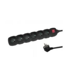multipresa tipo e esperanza elk217k 6gn/1.5m nero [elk217k]