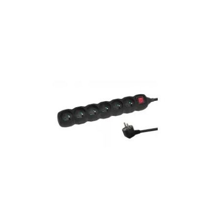 multipresa tipo e esperanza elk217k 6gn/1.5m nero [elk217k]
