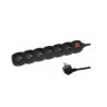 multipresa tipo e esperanza elk217k 6gn/1.5m nero [elk217k]