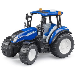 modellino bruder new holland t5.120 1/16 veicolo da cantiere in plastica