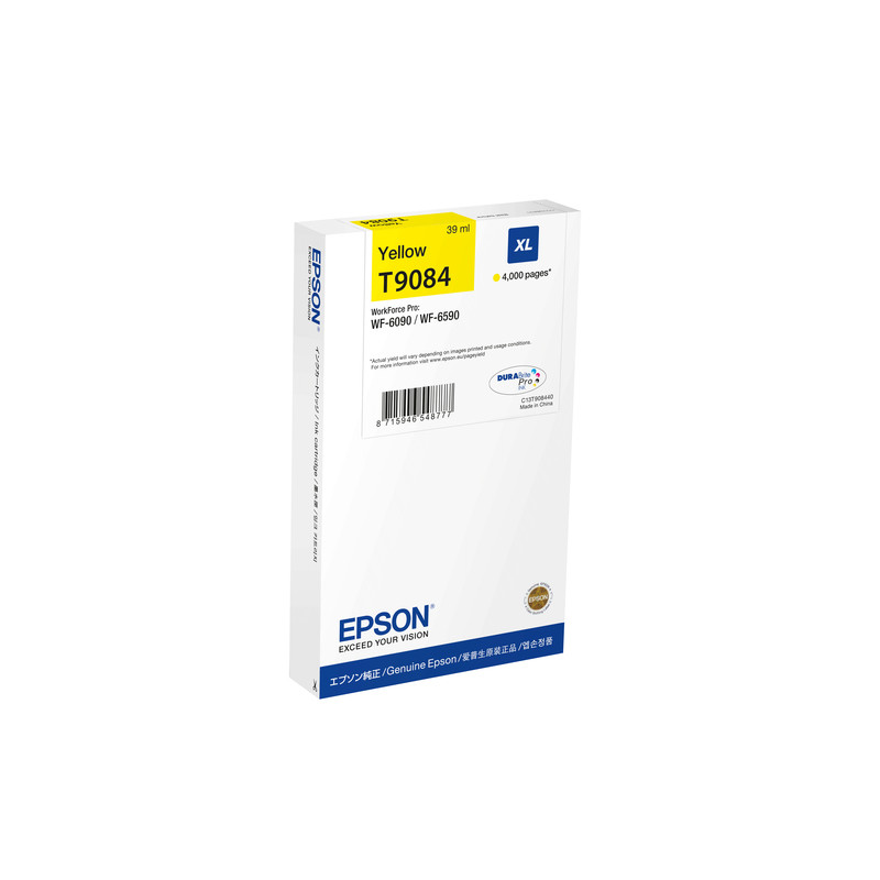 Cartuccia epson t9084 - misura xl - giallo [c13t908440]