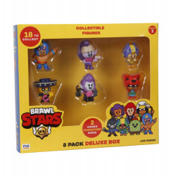 set figurine p.m.i. kids world brawl stars s2 in una scatola deluxe