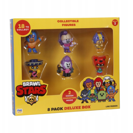 set figurine p.m.i. kids world brawl stars s2 in una scatola deluxe
