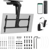 supporto tv elettrico maclean mc-109 t da soffitto per 43-86''