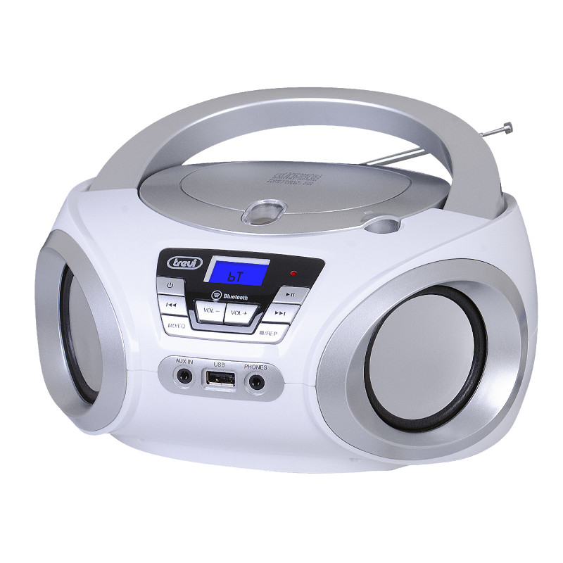 radio portatile trevi cmp54401 bluetooth 544bt bianco [0cm54401]