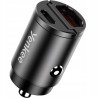 alimentatore da auto yenkee yac car 02 mini 30w usb tipo a-c