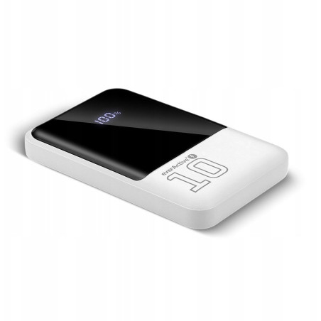 batteria portatile everactive eb-10q powerbank 10000mah bianco