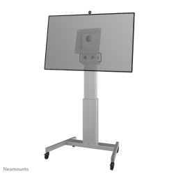 supporto monitor newstar a pavimento con ruoto 50" 150kg argento