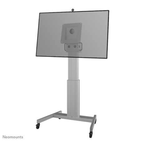 supporto monitor newstar a pavimento con ruoto 50" 150kg argento