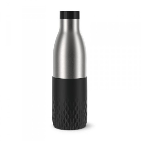 borraccia termica emsa bludrop sleeve 0.7l nero [n3111100]