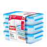 contenitore alimenti emsa clip & close 1.2l 3pz blu [515645]