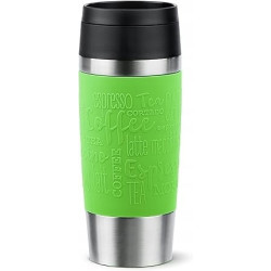 thermos emsa travel mug classic 360ml in acciaio inossidabile/lime