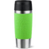 thermos emsa travel mug classic 360ml in acciaio inossidabile/lime