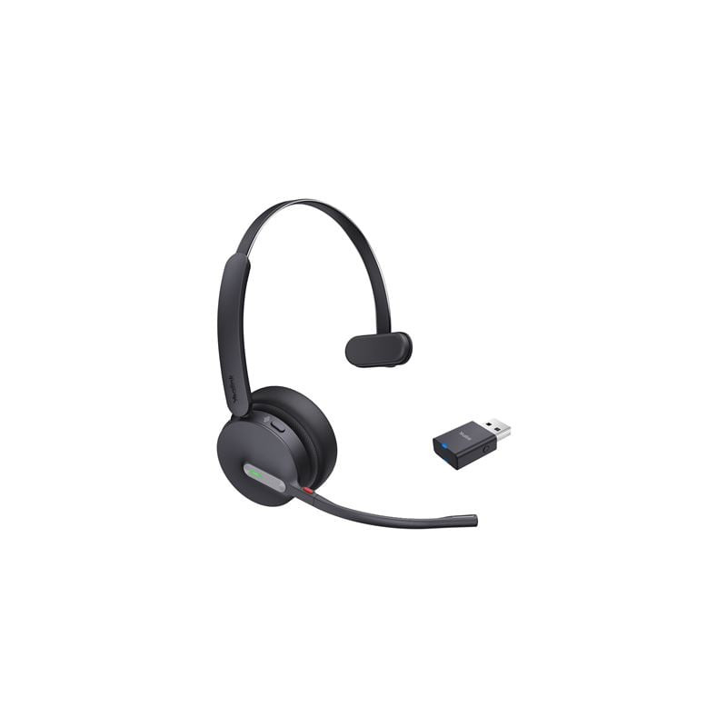 cuffia yealink headset wh64 hybrid mono uc wireless bluetooth a padiglione