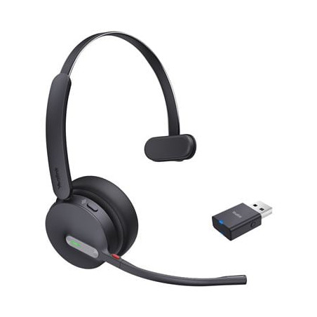 cuffia yealink headset wh64 hybrid mono uc wireless bluetooth a padiglione