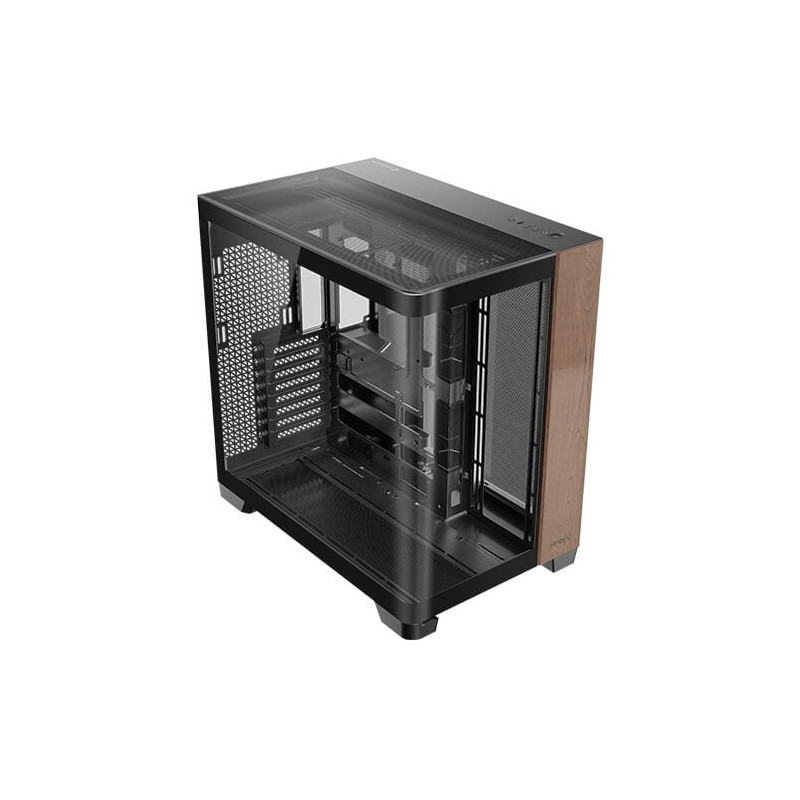 case antec c8 curve wood full tower atx legno/nero [0-761345-10158-5]