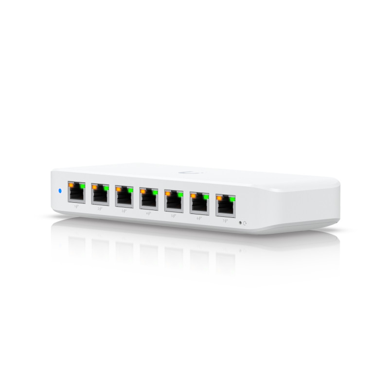 switch ubiquiti unifi ultra 210w, 7x 1g-rj-45, 210 w, poe
