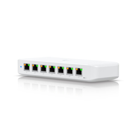 switch ubiquiti unifi ultra 210w, 7x 1g-rj-45, 210 w, poe